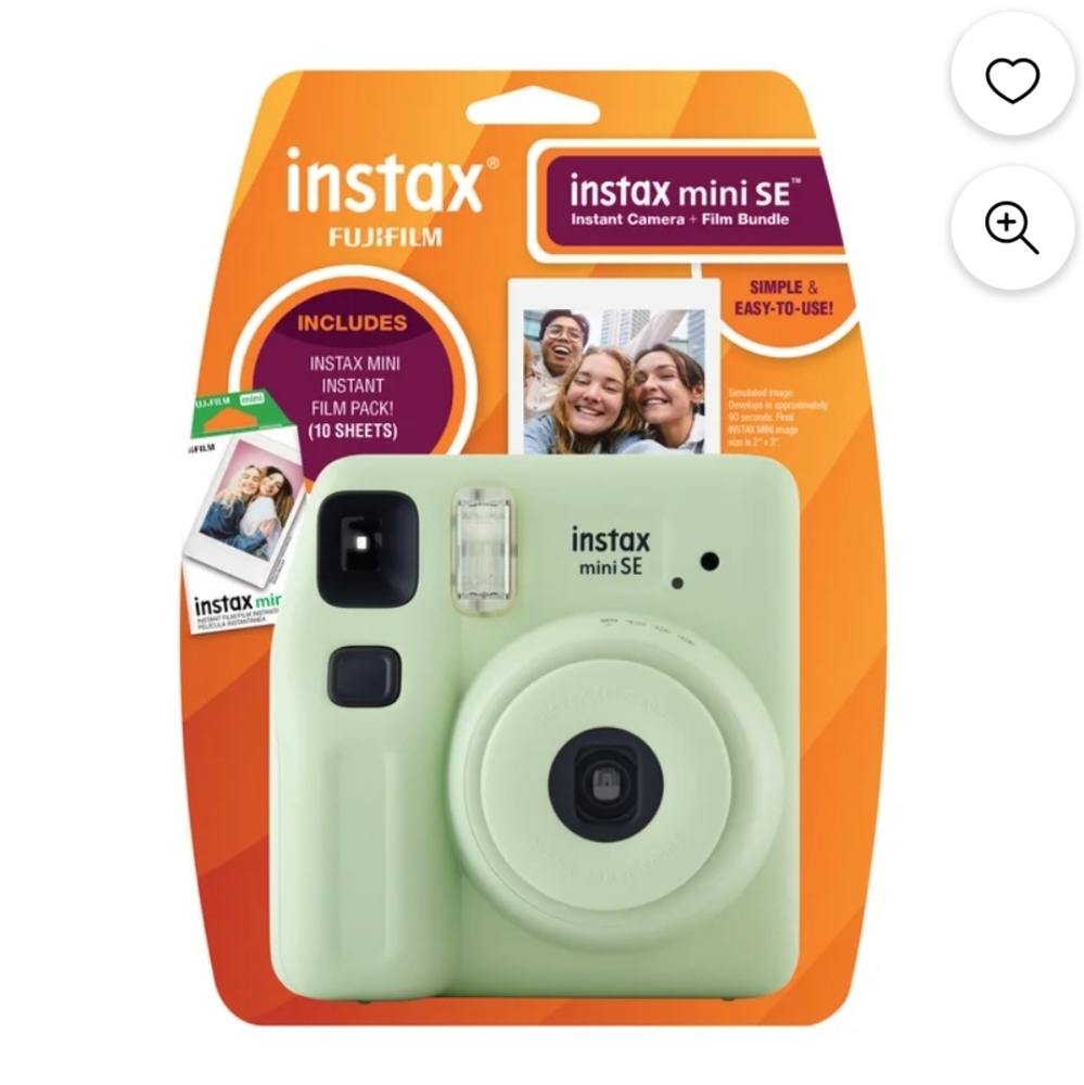 Instax Fujifilm mini SE Camera and Film Bundle *new in box